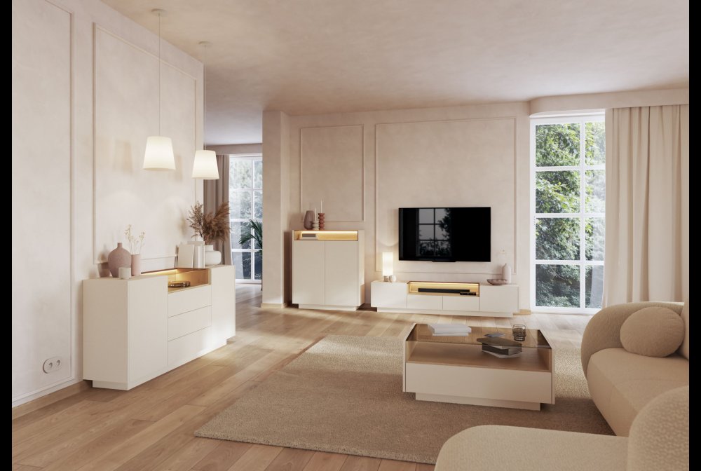 HARD furniture Beige/Cremona Oak