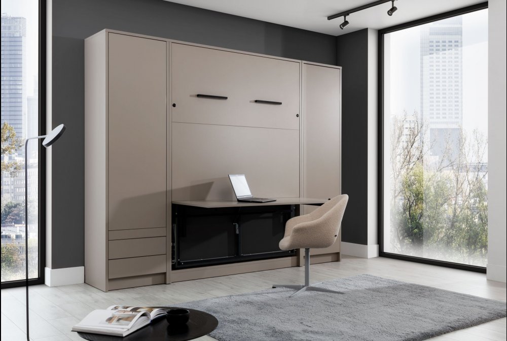 Genius Murphy bed-bedroom