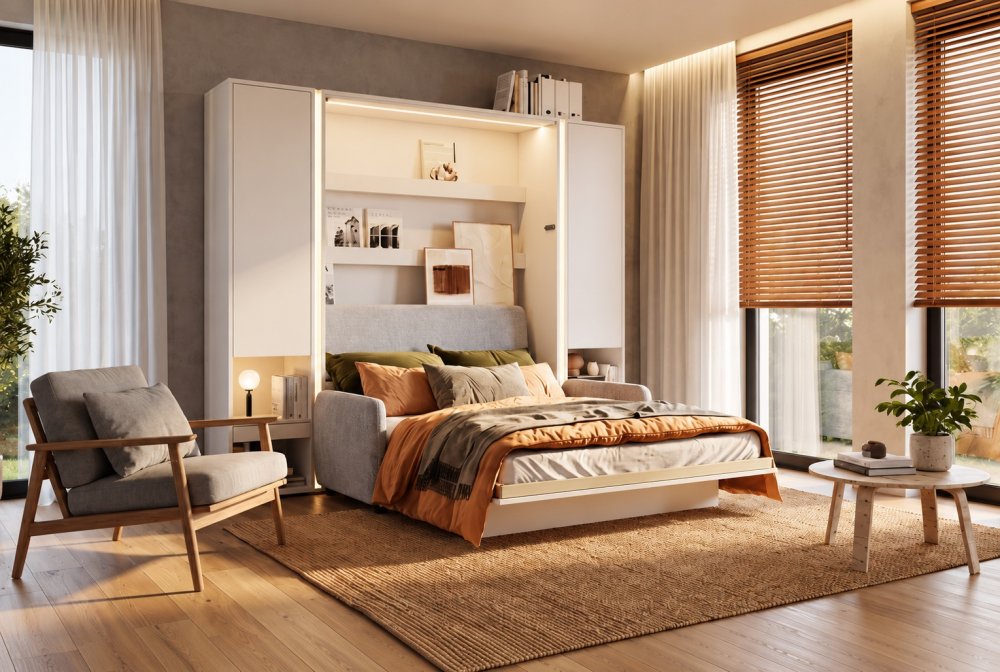 Bed Concept Стенная кровать-Шкаф-кровать cпальня 