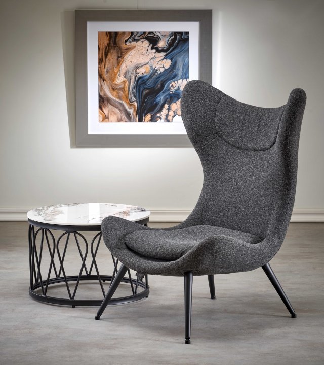 ATLANTIS Armchair (Grey/black)