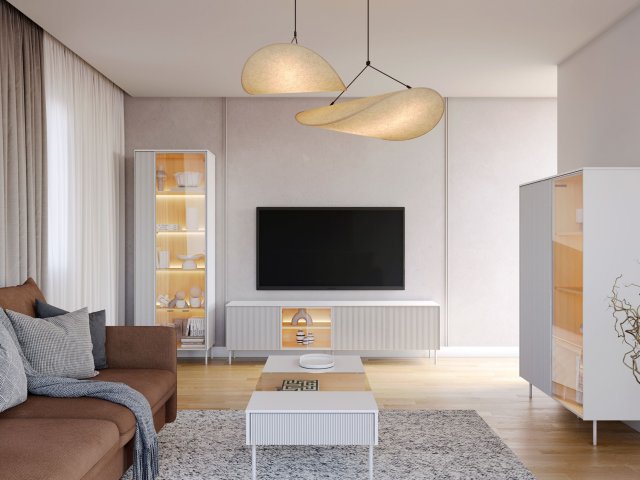 LIBA Room Sets,Vicenza oak/White silk