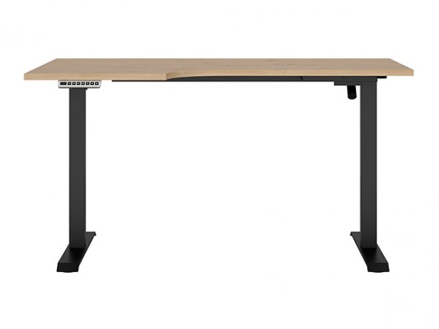 Space-Office BIU/140/90/B/L-DASN Elektriliselt reguleeritavad nurga kirjutuslaud