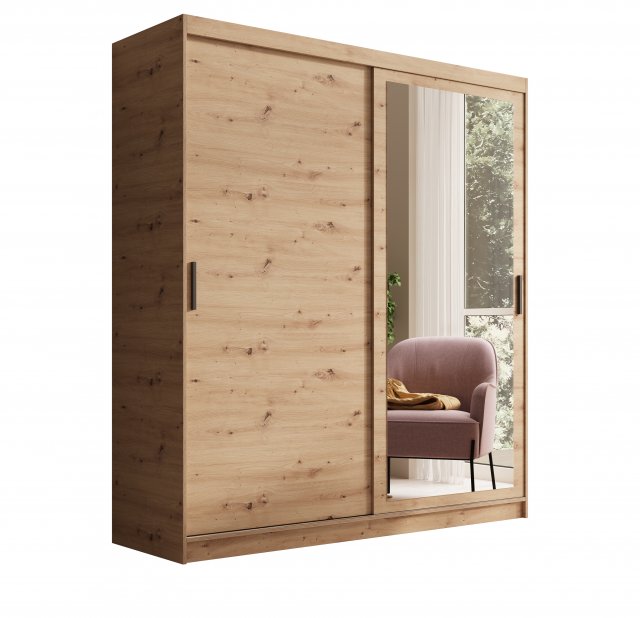 SW-HAI 180 cm A Sliding wardrobe with mirror,artisan