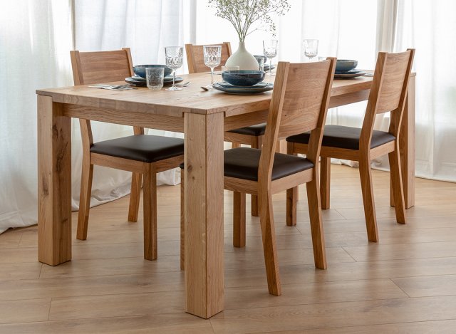 Gaia 90x160 Dining table,oak