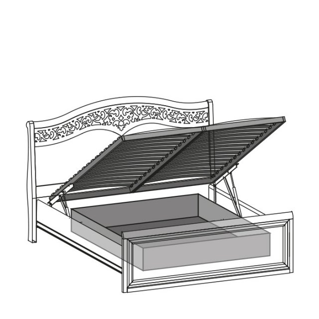 VERONA V-Подъемный механизм и ящик для кровати Taranko
