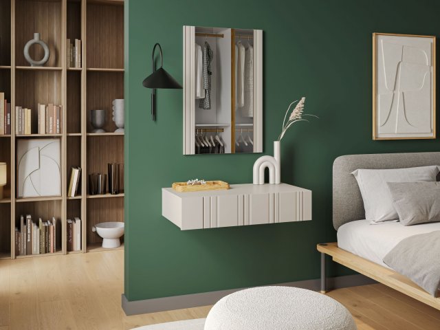 Camis TOL beige Tualettlaud peegliga