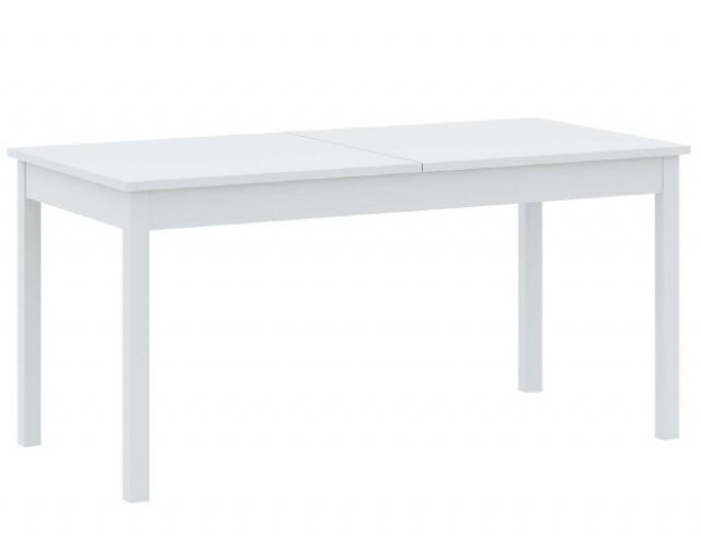 INTER W160-230/H77/D80 cm Стол обеденный раздвижной,белый