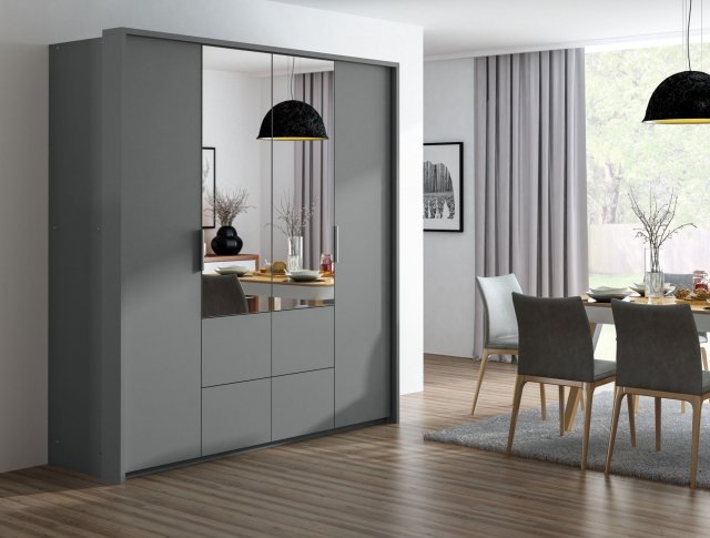 Wieden Wardrobe with mirror