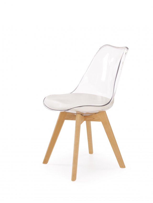 K246 chair transparent/beech