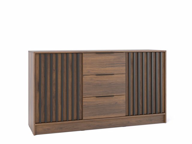 NELLY KOM K3 Kummut (nut/black lamella)