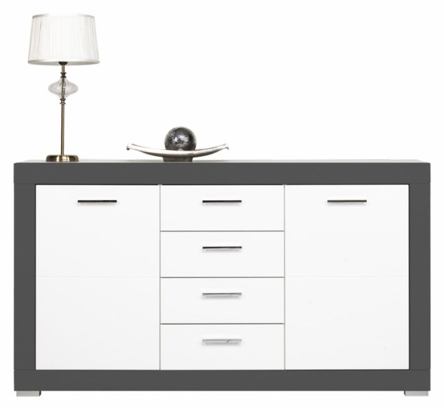 GrayGR 3 Chest 2 door,4 drawers