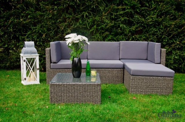 Garden furniture set TINTO Grey
