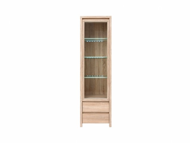 Kaspian REG1W2SL Glass-fronted cabinet