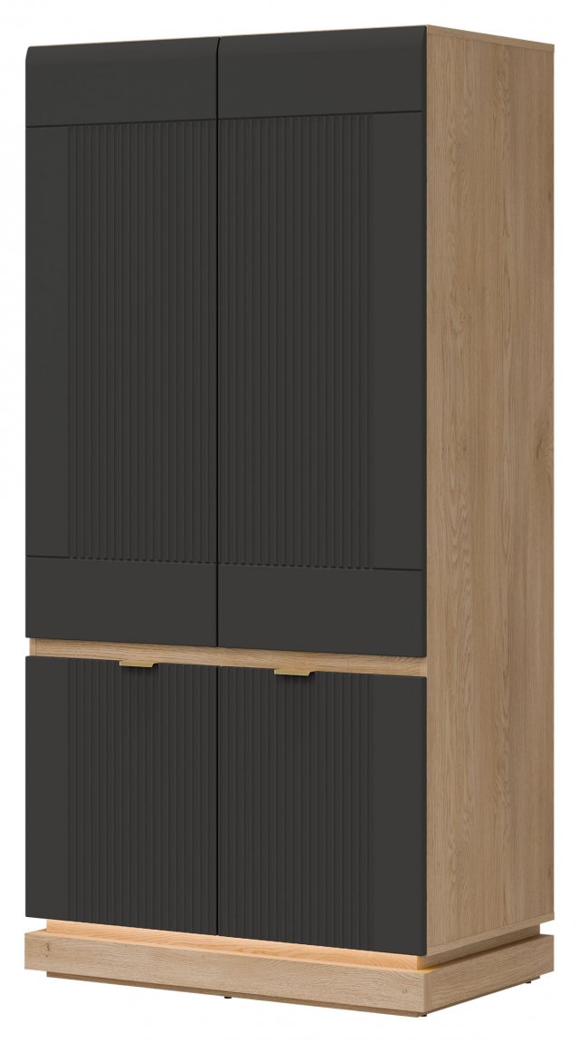 MILTON-ML 08 Riidekapp,Cremona torro oak/anthracite matt