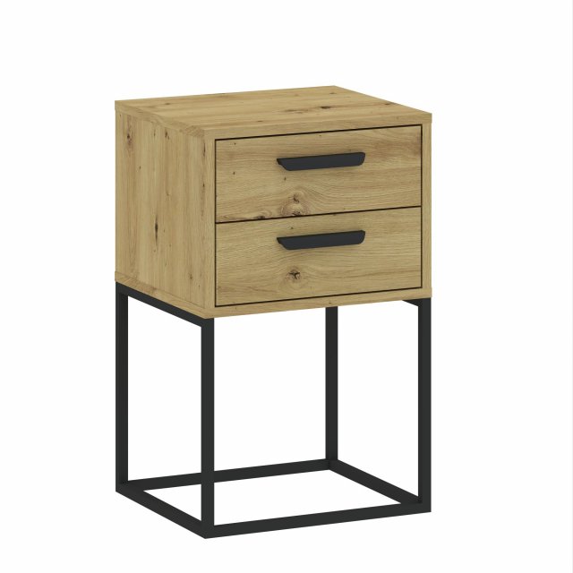 NEW-Trend 9 Bedside,artisan oak
