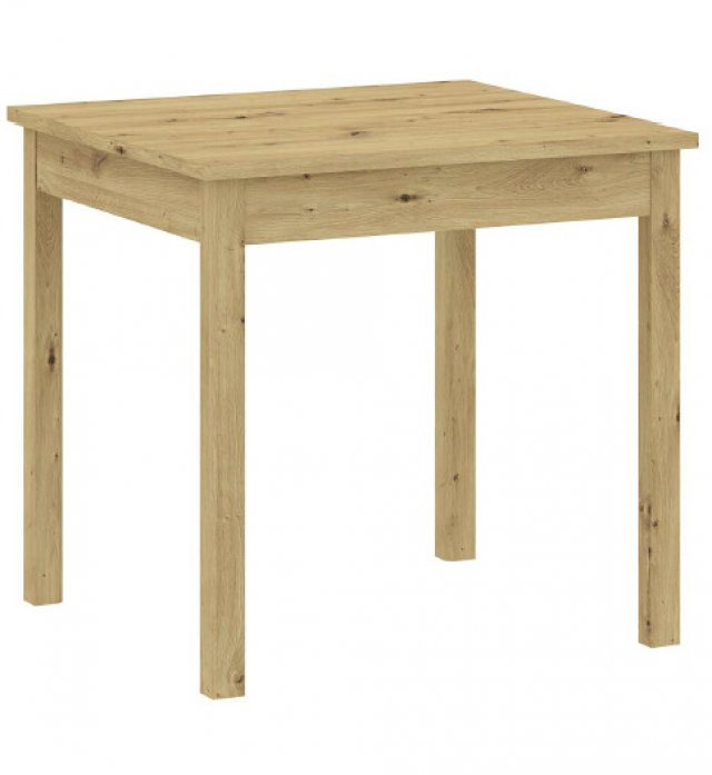 INTER W80/H77/D80 cm Стол обеденный,дуб artisan