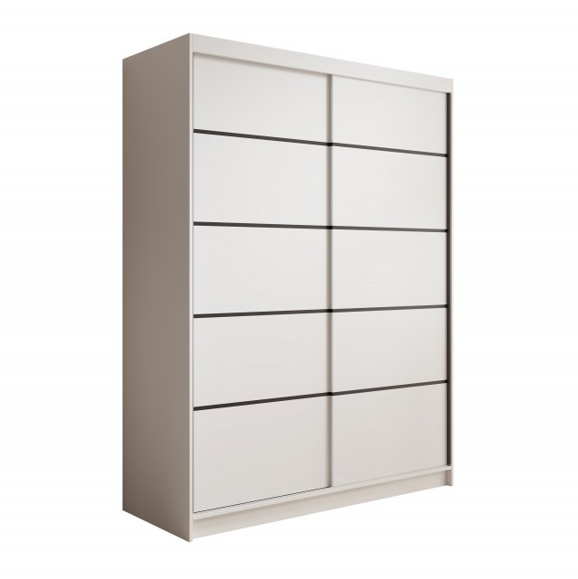 SW-CAL 150 cm Sliding wardrobe,White matt