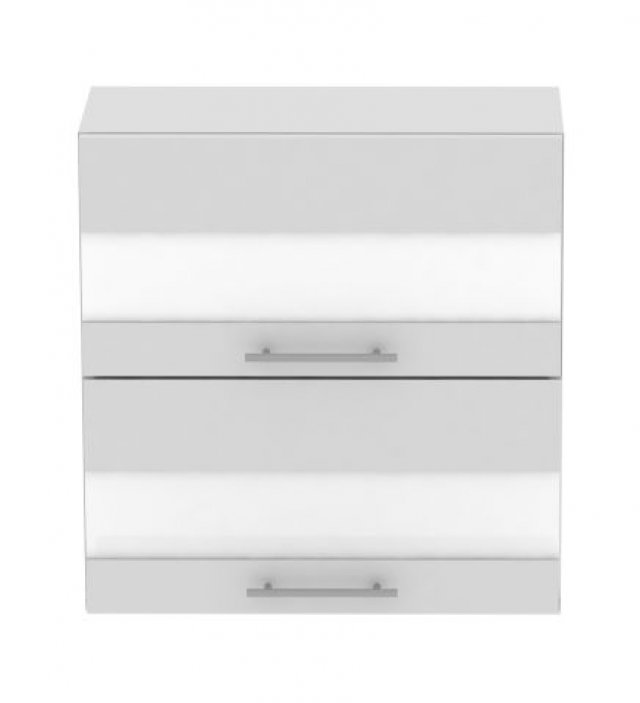 Standard WK2S70 70 cm Lamināts Sienas skapītis ar 2 stikla durtiņām