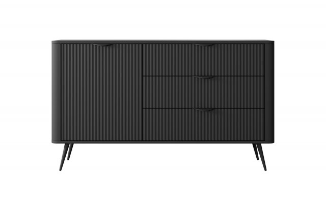 Lante D KOM138 D3S Black Kommode