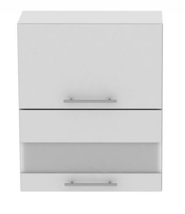 Standard WK1D1S60 60 cm Ламинат Гориз навесн шкаф со стекл дверью