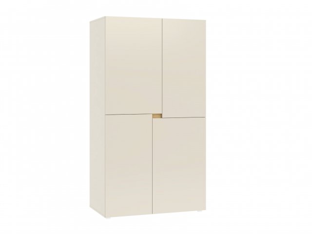 Intle SZF 4D 100 Riidekapp,Cashmere/Tamm Cremona