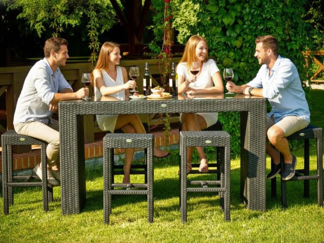 Garden furniture set GENIALE Table + 6 chairs