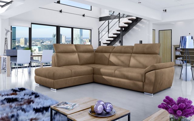 LOR- 00 Corner sofa Left (fabric Monolith)
