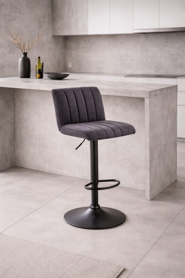 13242,Bar stool dark gray