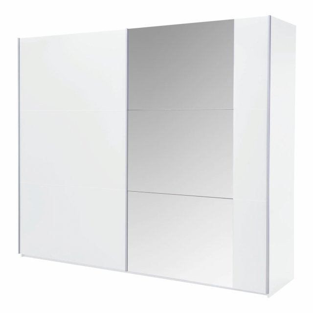 Bastia 250 Sliding door wardrobe (white)