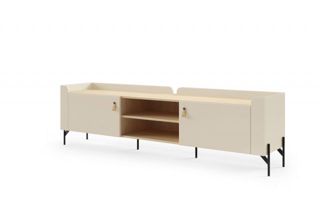 Solerno SA8 Macadamia TV cabinet