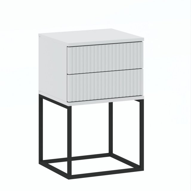NEW-Trend 8 Bedside,white
