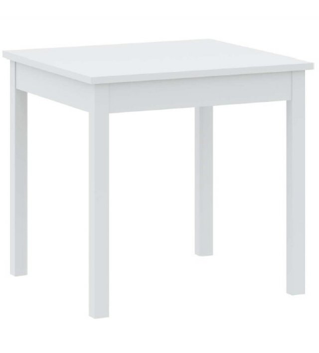 INTER W80/H77/D80 cm Стол обеденный,белый