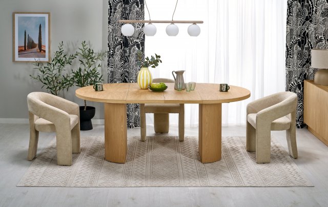 29152,Pikendatav söögilaud,matt naturaalne tamm