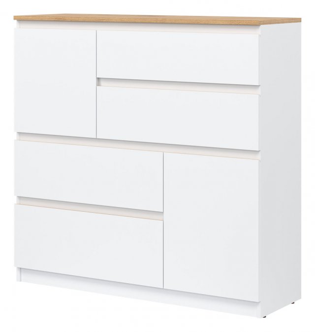 RM- 06 Chest of drawers White/evoke