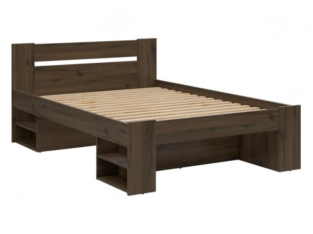 Nepo Plus LOZ3S+W140 Bed (Oak noble)