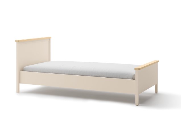 SO- 17,120x200 Bett mit einer bequemen Bonell-Matratze