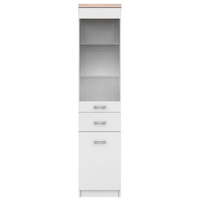 Top-Mix WIT 1D1W1S Glass-fronted cabinet
