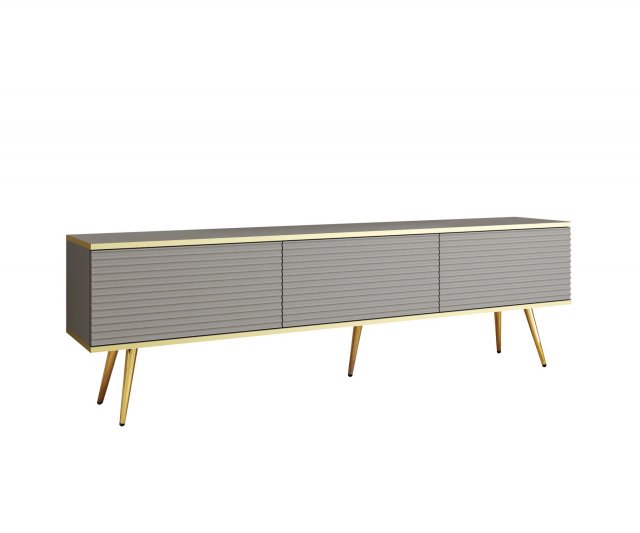 ORO- MDF RTV-175+Legs TV cabinet Grey