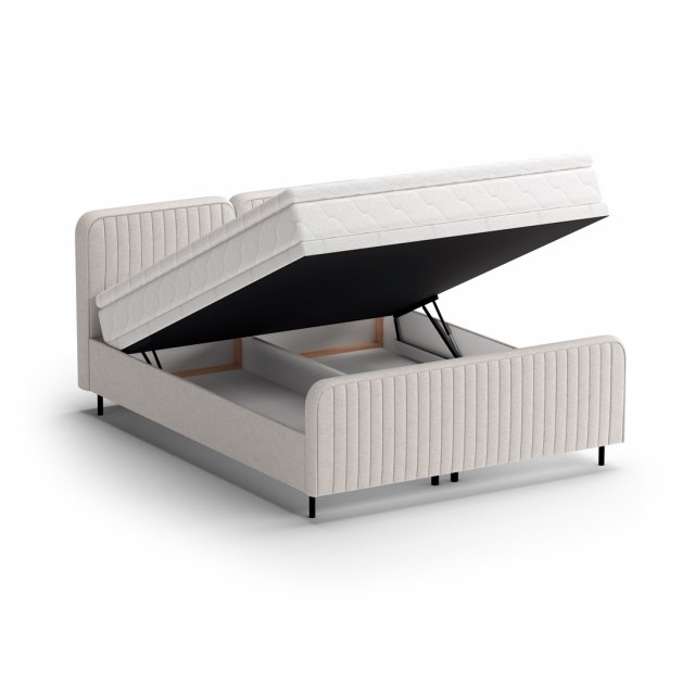 LAMELLO 160x200 Double bed with mattress and box