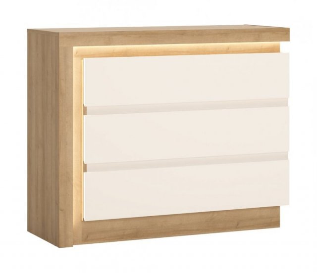 Lyon typ LYOK04 Light Chest of drawers