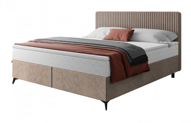 WAVE- 160x200 Double bed with mattress and box