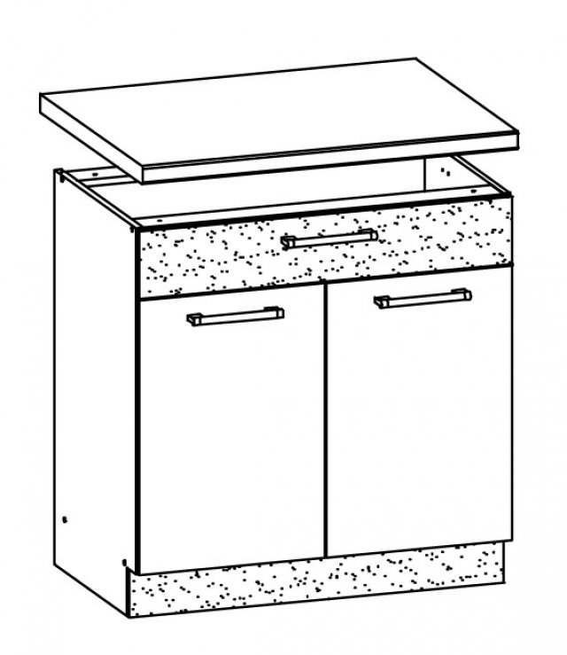 Modena TAFLA MD20/D80S1 80 cm Base cabinet