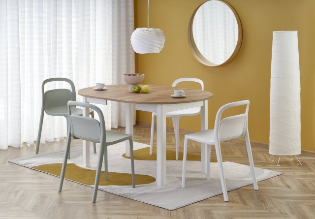 RINGO Стол раздвижной Craft oak/white