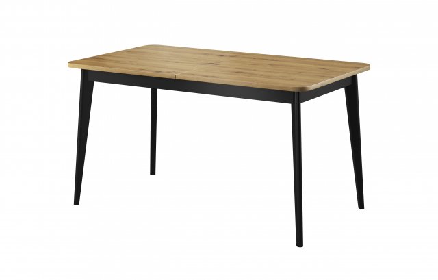 Nordi NST140 Extendable dining table Oak artisan/black