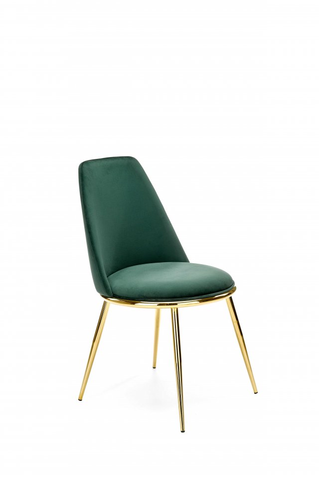K460 Chair dark green/gold