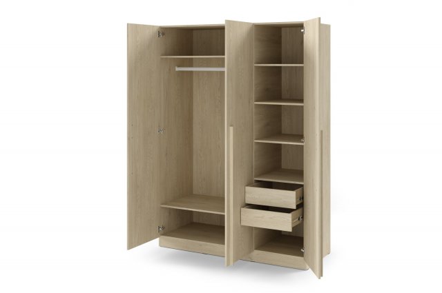 BRG SZF-2 z szuf +2 drawers Wardrobe,Cremona oak