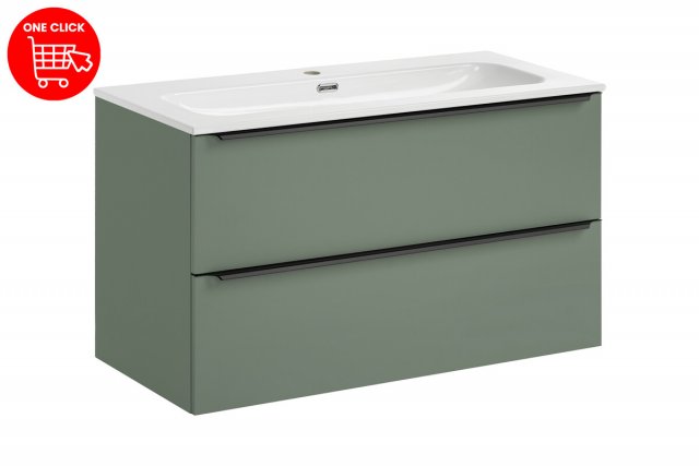 Sombra green Vannitoa mööbli komplekt 100 cm