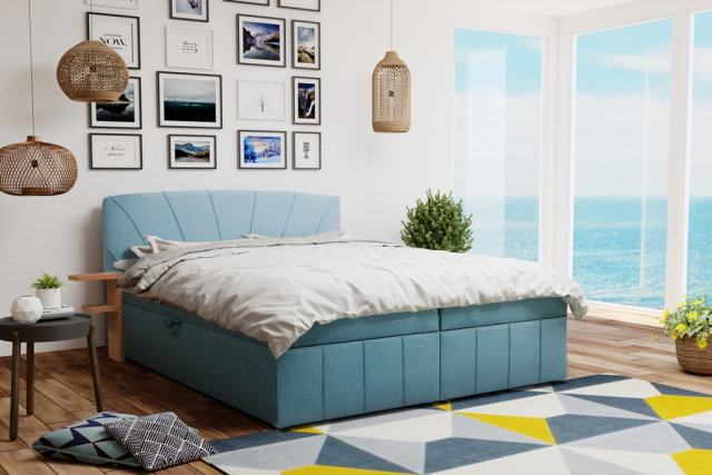 KAIRO Box Springs 140x200 Bed with box