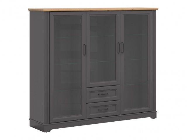 TLM REG3W2S-GF/DASN Glass-fronted cabinet