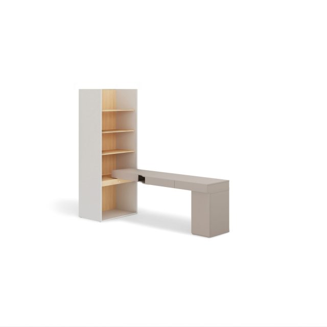 WOOW SET-09P (WO-11P,04,08 Vicenza Eiche gebleicht) Möbelset